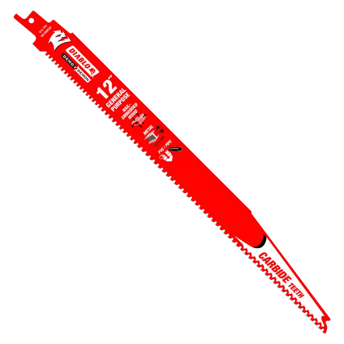 Diablo DS1209CGP 12 Inch Demo Demon Carbide General Purpose Recip