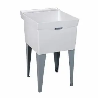 ELM 18F UTILATUB Single Bowl Laundry/Utility Tub 20 in W x 24 in D x 34 in H