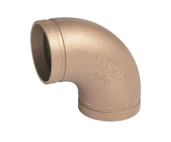 Victaulic FC16626C00 Reducing Tee, Grooved X Grooved X Cup, Wrot Copper