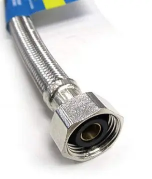 Easyflex EF-FC-38C12F-30 Ef- Stainless Steel Braided Faucet Connector