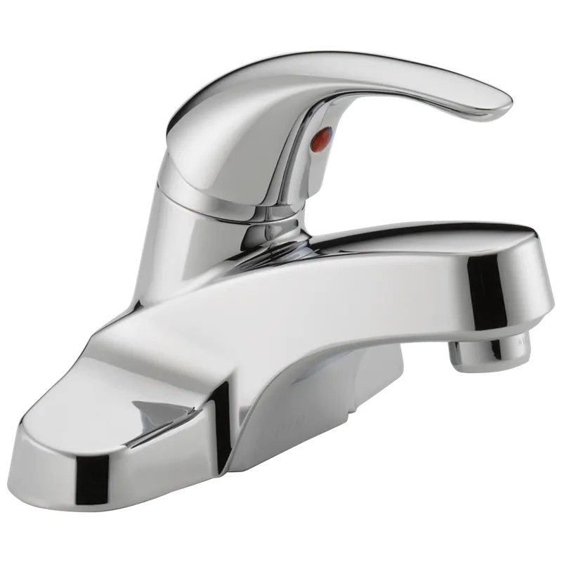 Peerless P138LF-M Delta Chrome Peerless Choice Single Handle Bathroom Faucet Single Handle Lever