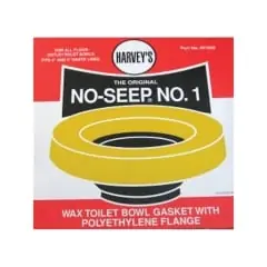 Oatey 001005-24 Harvey's No-Seep Wax Ring Polyethylene/Wax For 3 inch and 4 inch Waste Lines