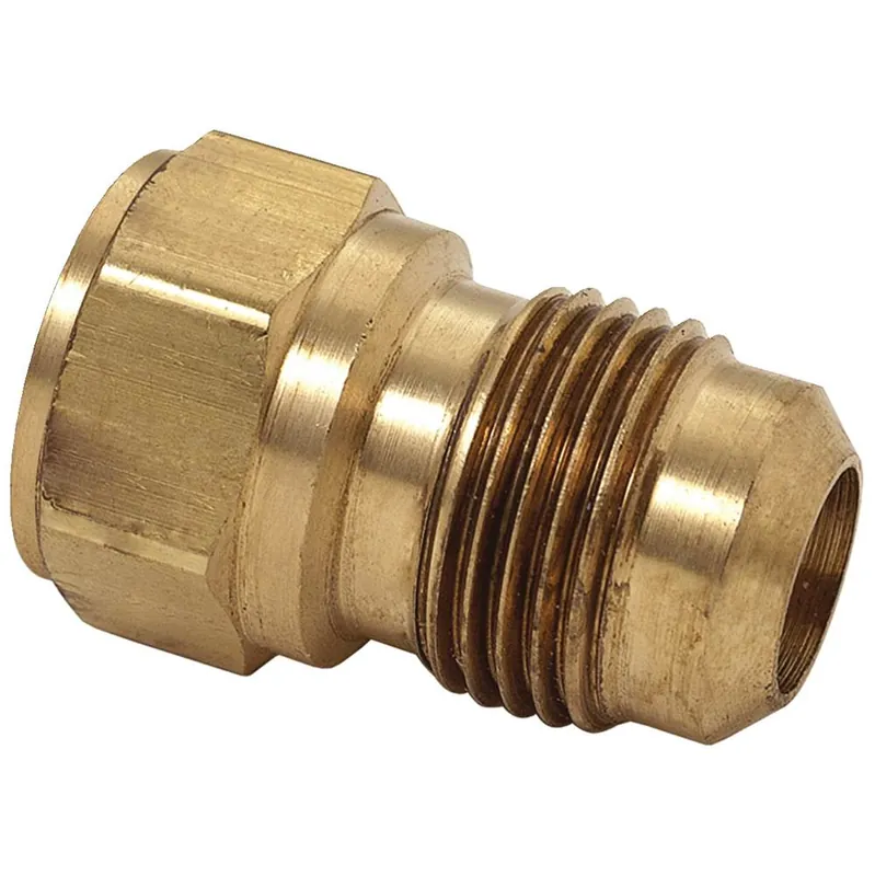 BrassCraft 46-6-4 3/8 in. O.D. Tube X 1/4 in. FIP Flare Female Reducing Adapter