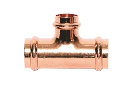Mueller PF04093 Copper Tee P X P X P, 1-1/2'' X 1-1/4'' X 3/4''