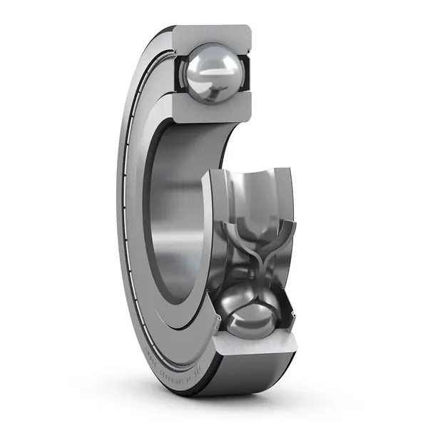 SKF 6207-2Z Radial/Deep Groove Ball Bearing - Straight Bore, 35 mm ID, 72 mm OD, 17 mm Width, Double Shielded, Without Snap Ring