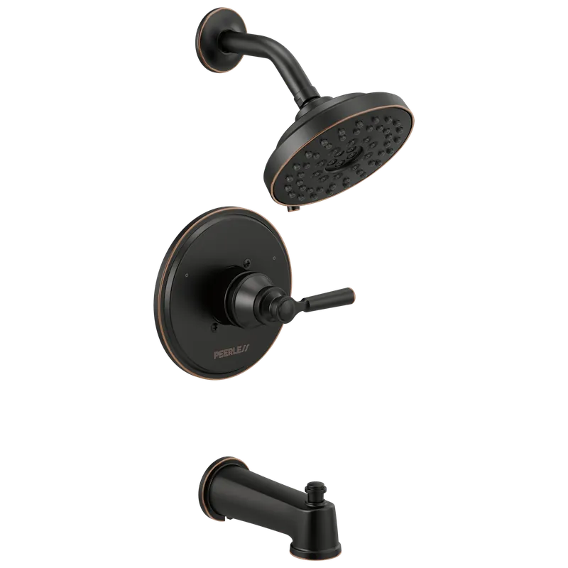 Peerless PTT14423-OB Delta Oil Bronze Peerless Westchester Tub/Shower Trim 1L 14S None Single Handle Lever