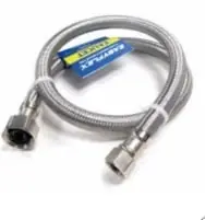 Easyflex EF-FC-38C38C-9 SS Braided Faucet Connector, 3/8C x 3/8C, 9 M78228