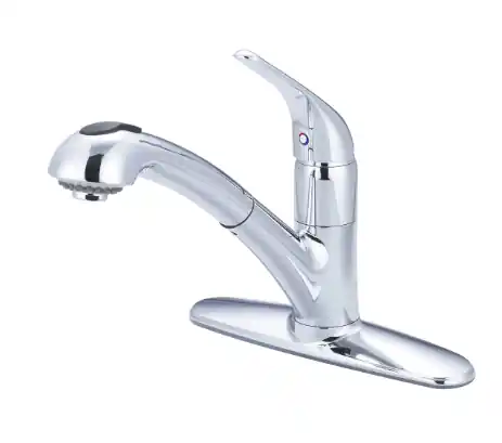 Pioneer 2LG220 Legacy Single Handle Pull-Out Kitchen Faucet, Chrome