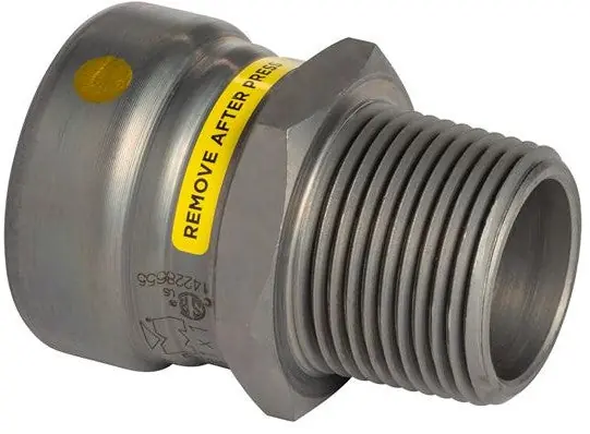 Mueller CP01187G Carbon Steel Adapter Male P X MPT 2 X 2
