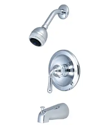 Pioneer T-2340 Accent Tub and Shower Trim Package with 1.75 GPM Multi Function Shower Head