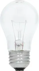Sylvania 40A15/CL/APPL/BL-120V/10129 120 Volt 40 W 430 Lm Clear E26 Medium Base A15 Incandescent Lamp