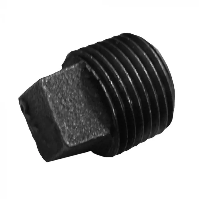 Jones Stephens B3960215 1-1/4 Square Head Plug Black
