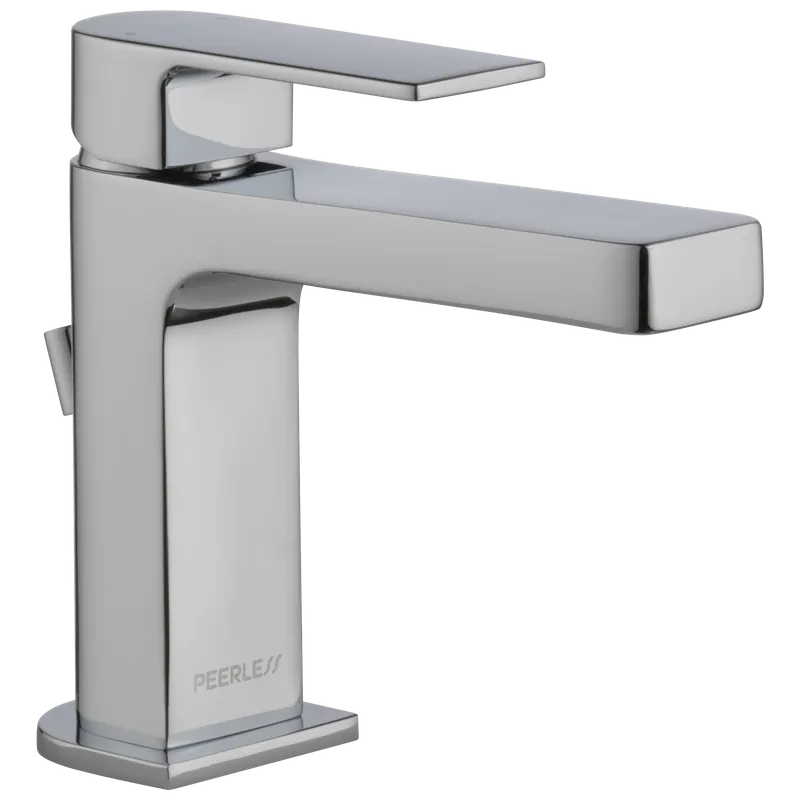 Peerless P1519LF-M Delta Chrome Peerless Xander Single Handle Bathroom Metal P/U Withpopup Single Handle Lever