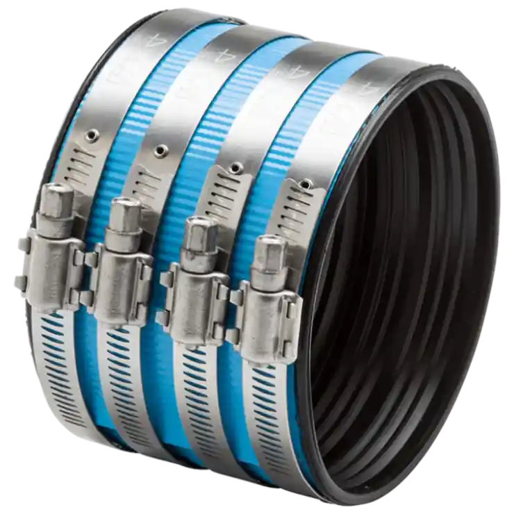 Mission Rubber 1906114 6 x 6 No Hub x No Hub Cast Iron to Cast Iron Coupling