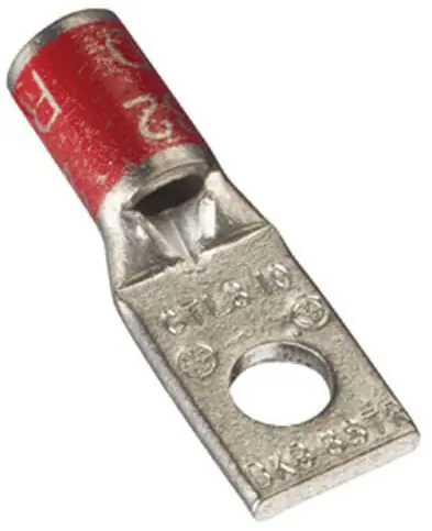 Blackburn CTL10-12 Compression Lug 1-Hole 1/0 AWG 1/2 Inch Stud