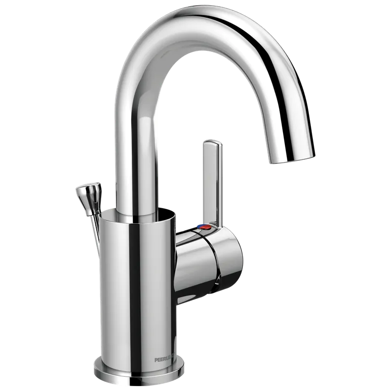 Peerless P191102LF Delta Chrome Peerless Precept Single Handle Centerset Bathroom Faucet Withpopup Single Handle Lever