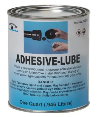 Black Swan 4080 Adhesive-Lube, 1 qt Can With Jumbo Dauber