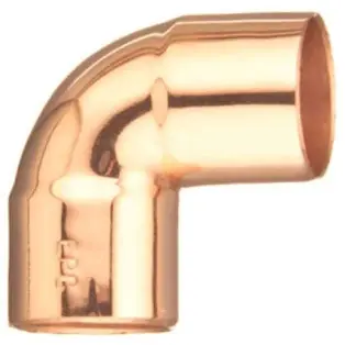 ELKH 10031272 Solder Close Ruff Tube 90 Degree Elbow 1/2 Inch C x C