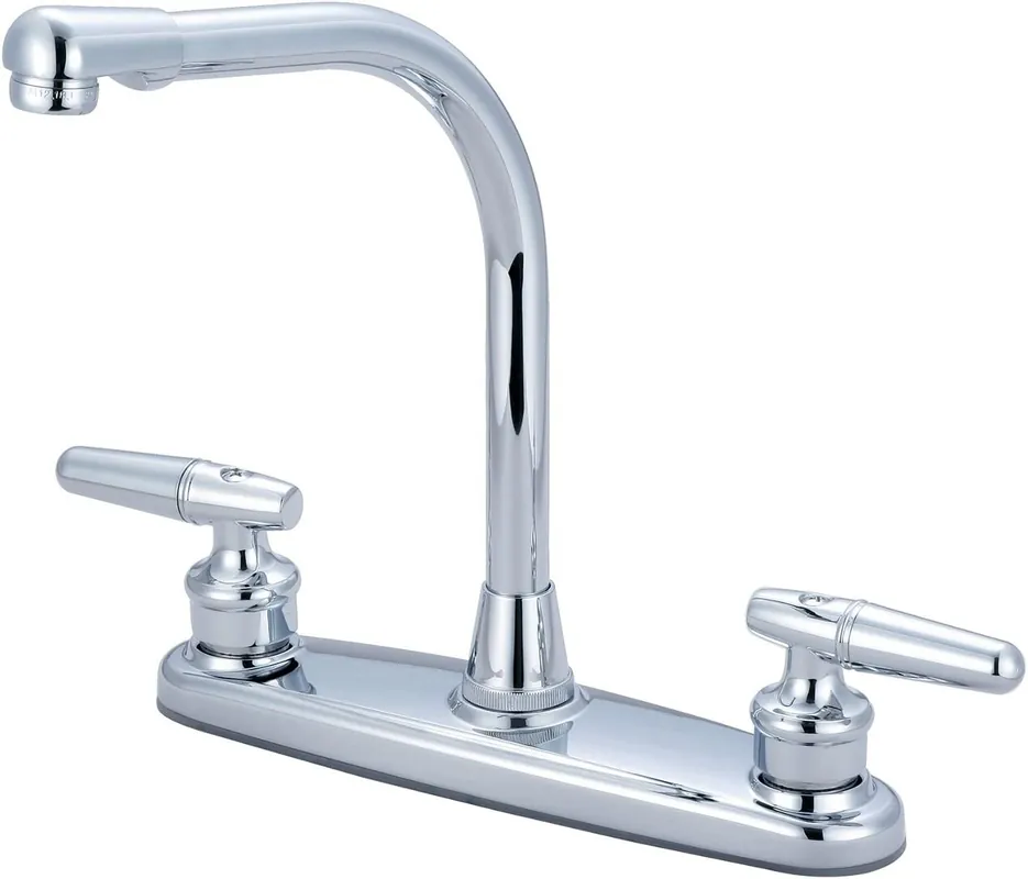 Pioneer K-5270 Two Handle Kitchen Faucet, Chrome Finish