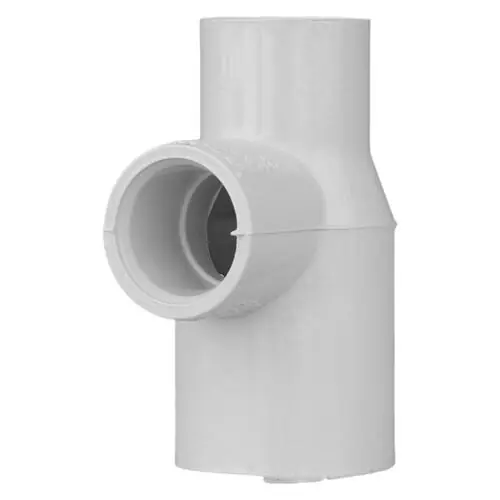 Charlotte CTS 02400 2000 Copper Tube Size Tee, Socket End, 3/4 x 1/2 x 1/2 Inch, CPVC