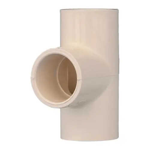 Charlotte CTS 02400 0800 Copper Tube Size Tee, Socket End, 3/4 Inch, CPVC