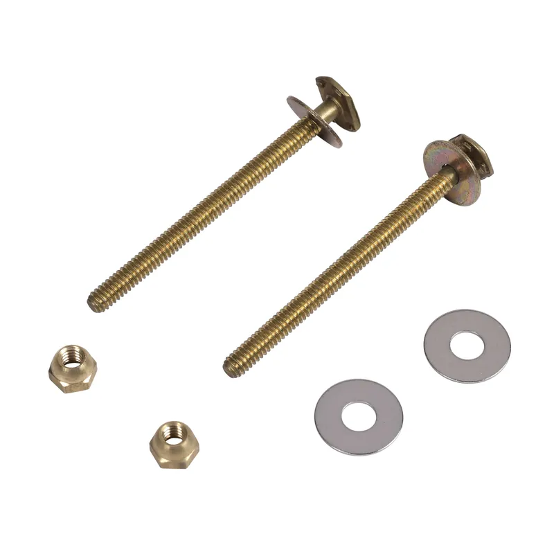 Oatey 90154 Johni-Bolts Extra-Long Solid Brass Toilet Bolts 1/4 Diameter x 3-1/2 Length