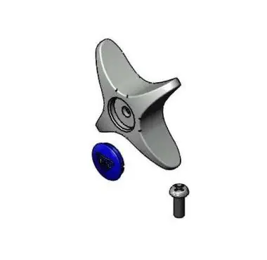 T&S Brass 175FCNS 4-Arm Kitchen Handle Cold Index Button & Screw New