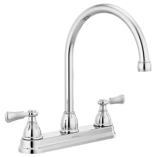 Peerless P2965LF Elmhurst: Two-Handle Kitchen Faucet with Twist Aerator