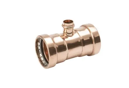 Mueller PF40195 Copper Tee P X P X P 4 X 4 X 1-1/2