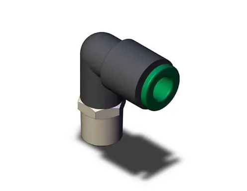 SMC KRL06-01S Flame Resistant One-touch Male Elbow Union