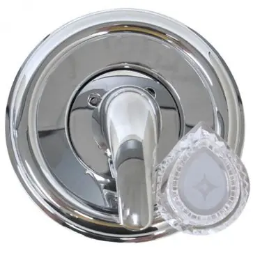 Danco 10001 Plastic, Acrylic and Stainless Steel Tub/ Shower Trim Kit Acrylic Handle