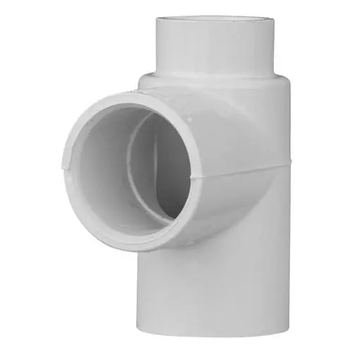 Charlotte CTS 02400 1800 Copper Tube Size Tee, Socket End, 3/4 x 3/4 x 1/2 Inch, CPVC