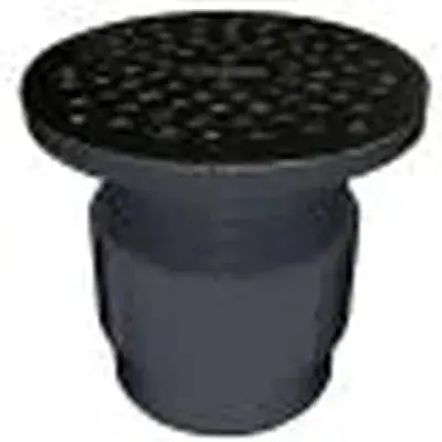 JONES STEPHENS CORP D53021 3X4 PVC ADJ GEN PURPOSE DRAIN W/6 CP STR