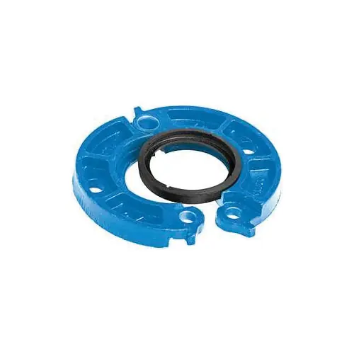 Victaulic L060841HP0 Flange Adapter, 6 in, Groove x Flange, Ductile Iron, Enamel Painted