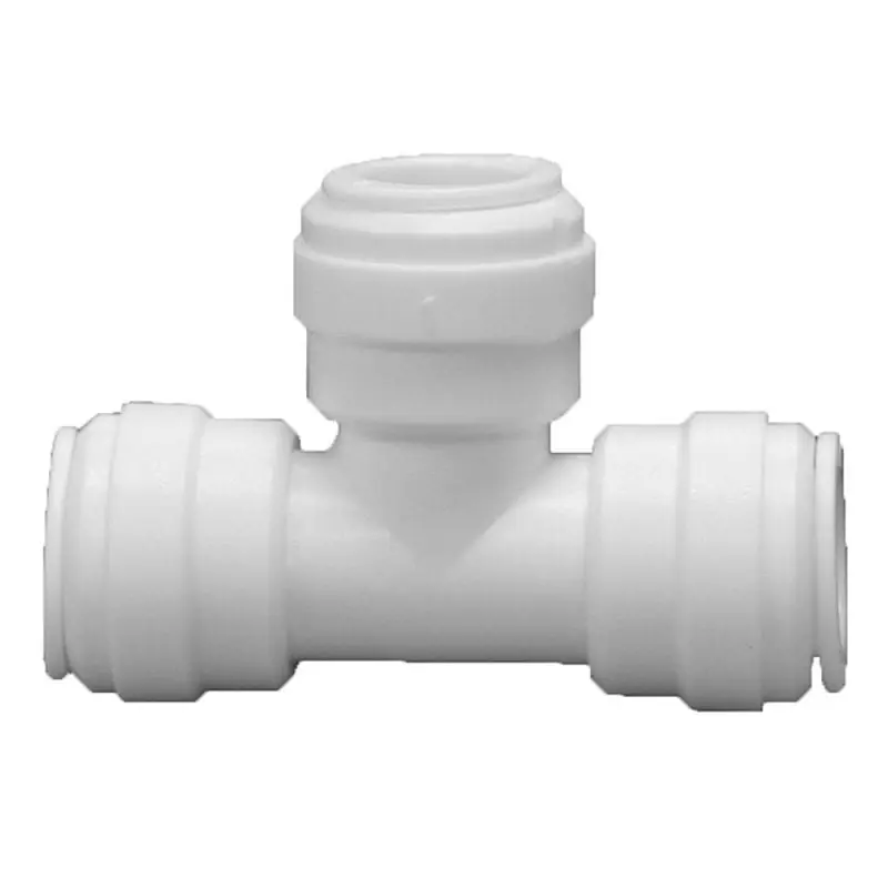 Jones Stephens C76865 3/8 Tube OD White Plastic Push On Tee