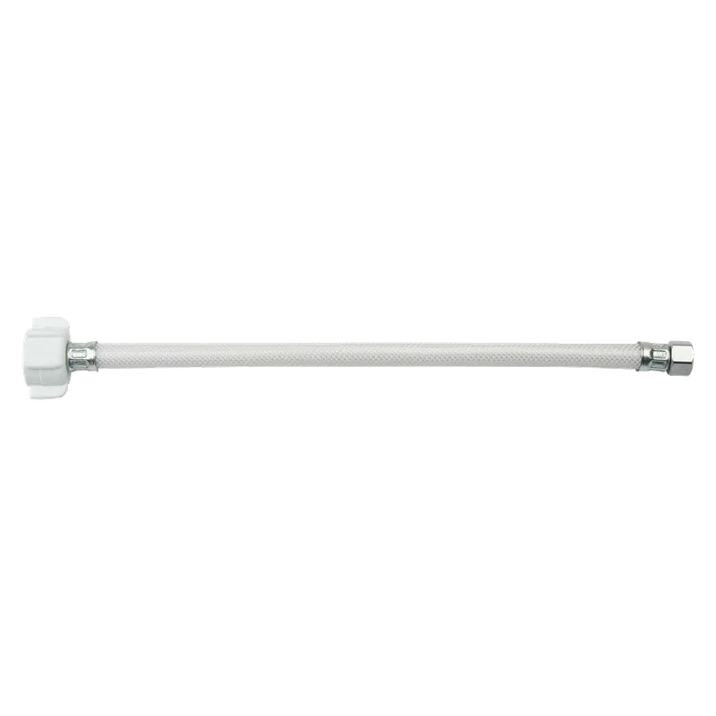 BrassCraft V1-12AM F 3/8 in. Compression x 1/2 in. FIP Metal Nut x 12 in. Vinyl Faucet Connector
