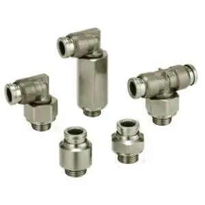SMC KQB2L06-G01 KQB2, Metal One-touch Fittings, Metric Size (G Threads)