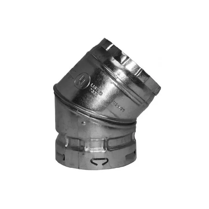 AmeriVent 4E45 Series 4 B Vent 45 Degree Adjustable Elbow