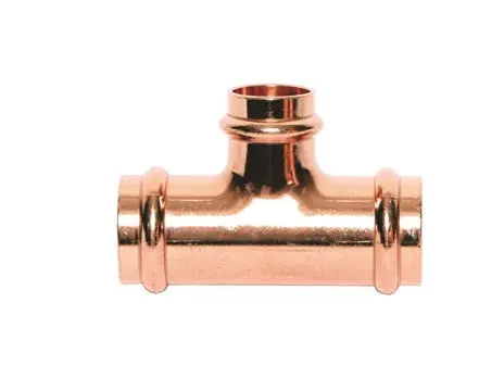 Mueller PF40113 Copper Tee P X P X P, 2'' X 1-1/2'' X 3/4''