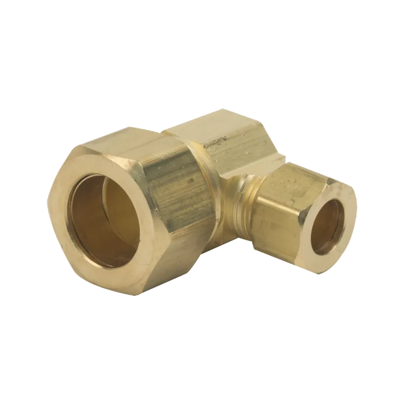 BrassCraft 65-10-6X 5/8 in O.D. Compression x 3/8 in. O.D. Compresion No-lead Brass Reducing Union Elbow