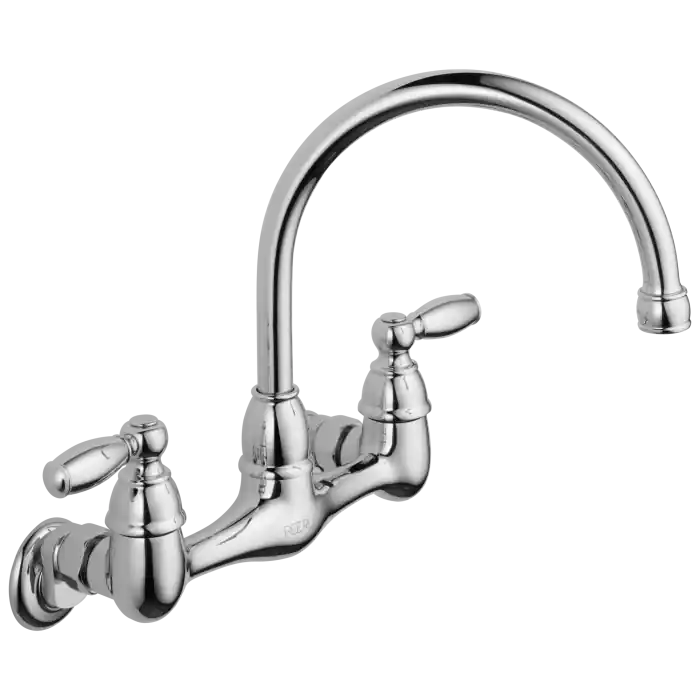 Peerless P299305LF Two Handle Wall Mounted Kitchen Faucet