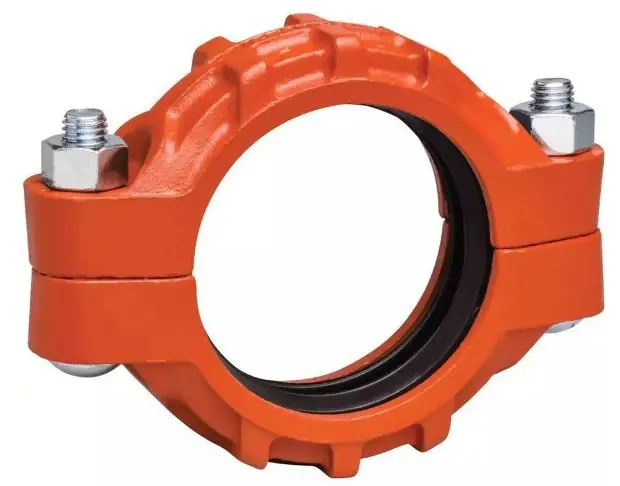 Victaulic L020077GE0 FireLock Style 77 2 in. Hot Dipped Galvanized Grooved Coupling
