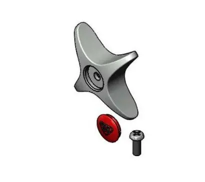 T&S Brass 175FHNS 4-Arm Kitchen Handle Hot Index Button & Screw