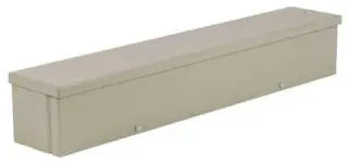 Wiegmann RSCG060660 NEMA 3R Wiring Trough With Knockouts 6 inch x 6 inch x 60 inch