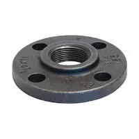 Anvil 309002608 Flange, 1-1/2 In, Cast Iron, Threaded, 125 Lb, Galvanized, Domestic