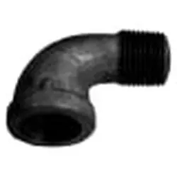 JONES STEPHENS CORP B2540100 3/4 STREET 90 DEG ELBOW BLACK