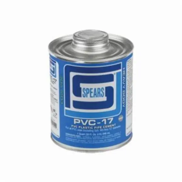 Spears PVC17G-040 Gallon PVC-17 Heavy Body Gray PVC