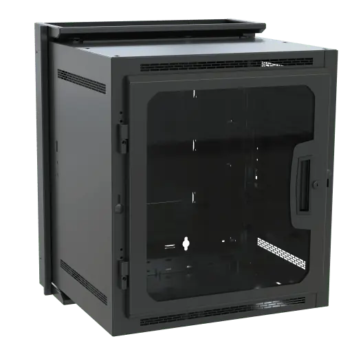 Middle Atlantic DWR-10-17PD DWR Series Pivoting Wall Rack with Plexi Door 17 Deep 10 RU