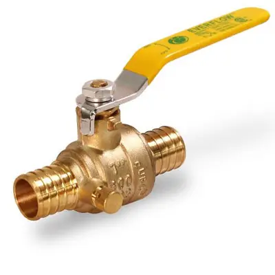 Everflow 405P012-NL 1/2 PEX Ball Valve with Drain Lead Free