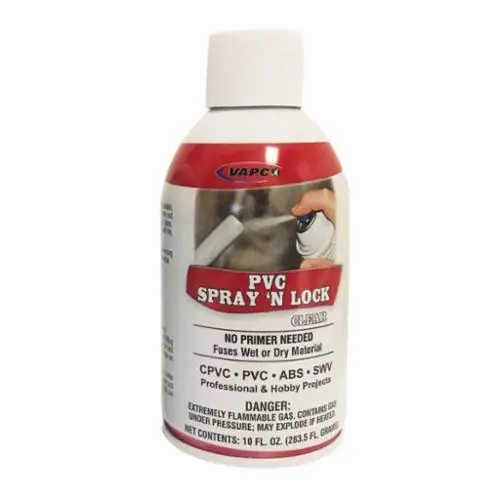 Vapco PVC-SNLC PVC Spray N Lock Clear